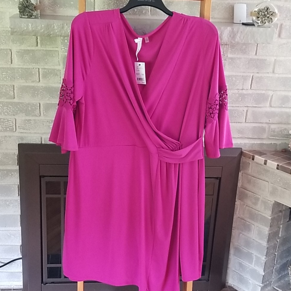 Fushia dress size 2X. NY Collection